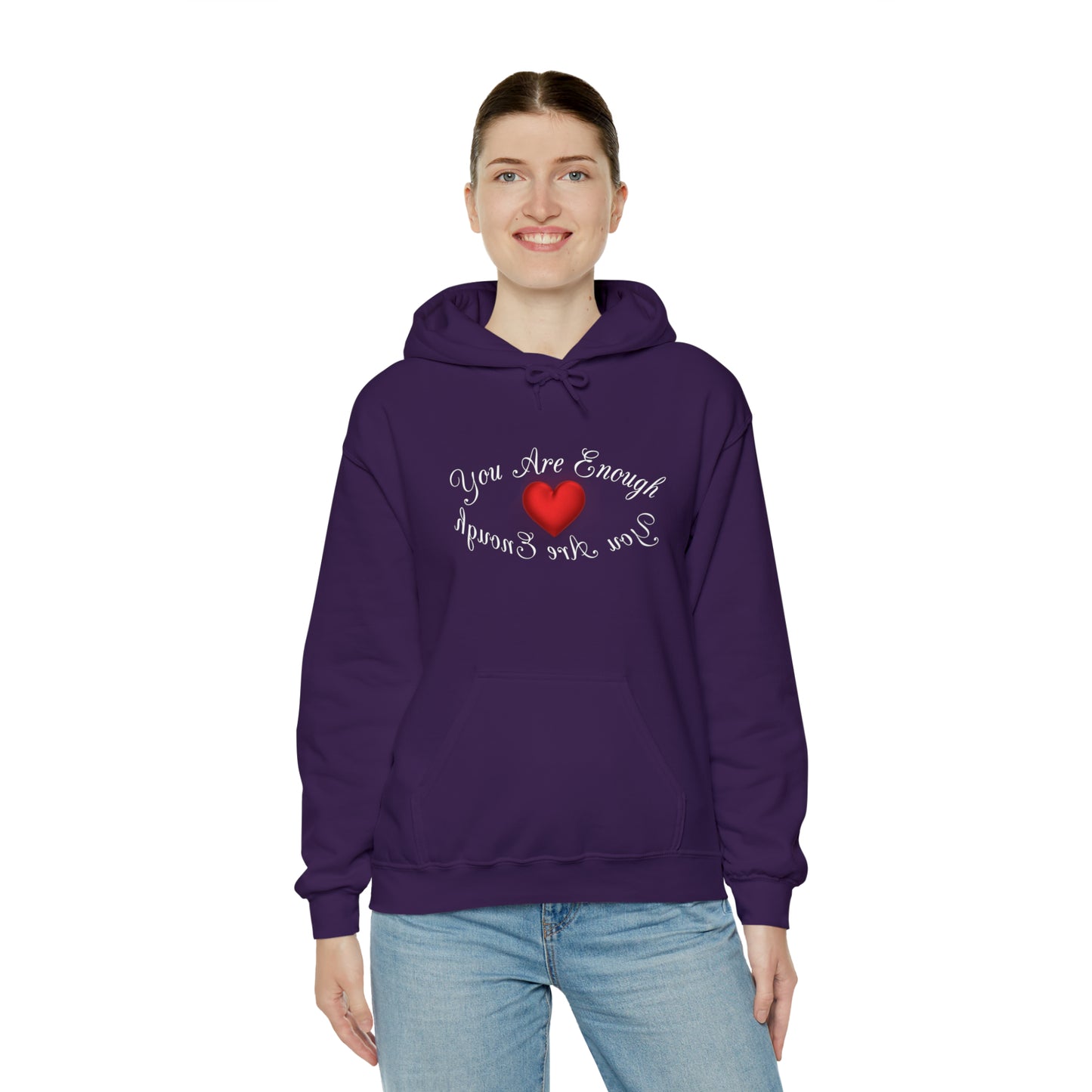 Unisex Heavy Blend™ Hooded Sweatshirt - You Are Enough