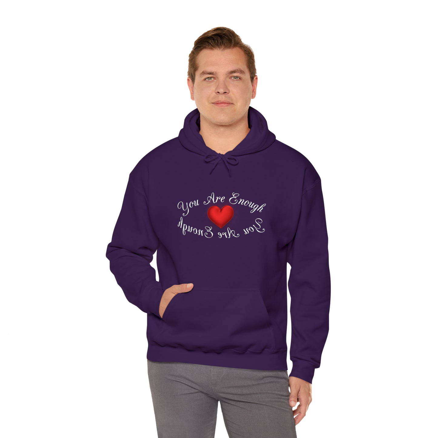 Unisex Heavy Blend™ Hooded Sweatshirt - You Are Enough