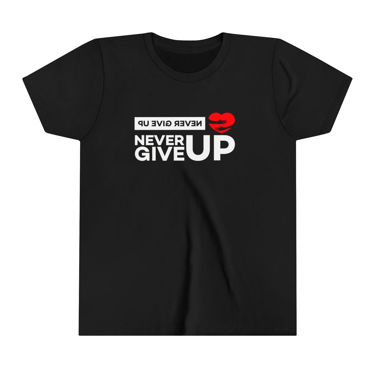 Youth Short Sleeve Tee- Never Give Up