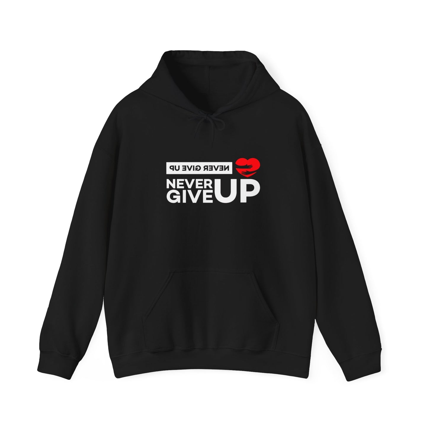 Unisex Heavy Blend™ Hooded Sweatshir- Never Give Up