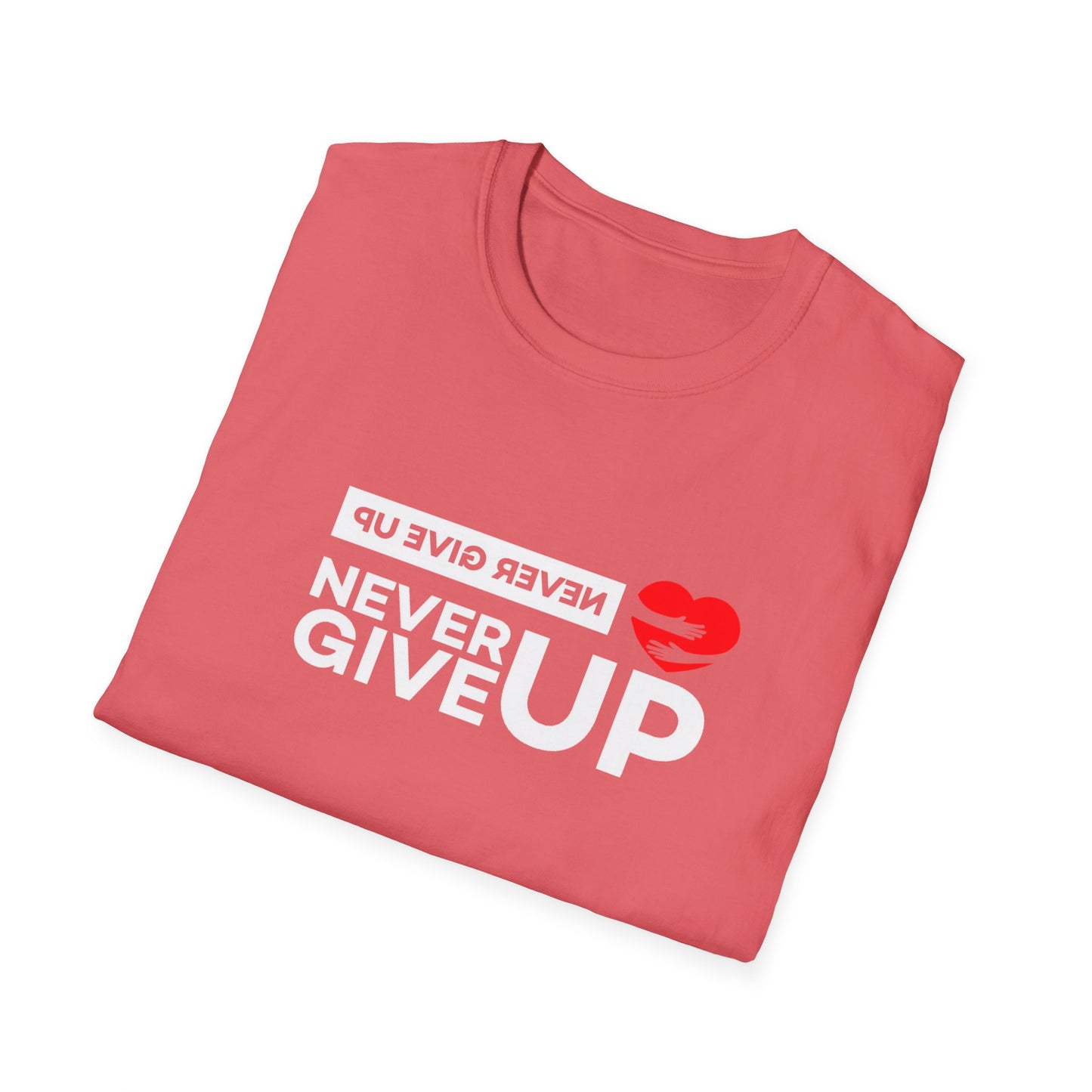 Unisex Softstyle T-Shirt - Never Give Up