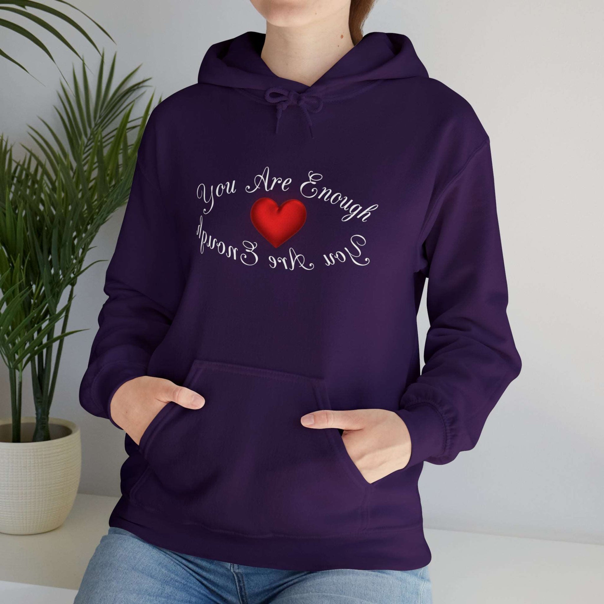 Unisex Heavy Blend™ Hooded Sweatshirt - You Are Enough